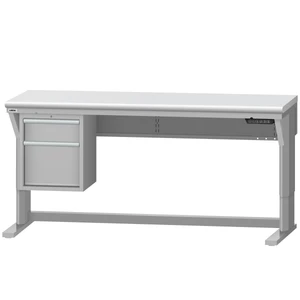 LISTA Align® Workbench, Electric, w/ Hanging Cabinet, 72" W x 30" D x 28.75-43.75" H (ALE/R5200-7230)