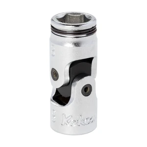 Ko-ken 1/4" Sockets, 6-Point, Nut Grip, Universal Joint (2441M)