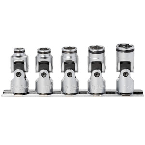 Ko-ken 3/8" Socket Set, 6-Point, Nut Grip, Universal Joint, 5 pcs (RS3441M/5)