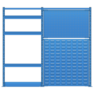 LISTA Nexus Workstation System, 48" H x 54" W (NXC/SM/RM4801-60)