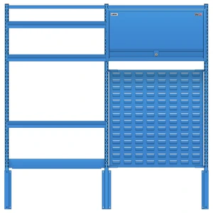 LISTA Nexus Workstation System, Align® Extended Rear Mount, 48" H x 60" W (X-NXC/RMX4825-60)
