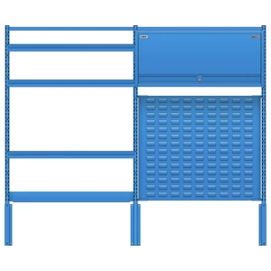 LISTA Nexus Workstation System, Align® Extended Rear Mount, 48" H x 72" W (X-NXC/RMX4825-72)