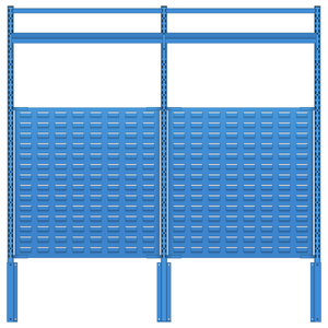 LISTA Nexus Workstation System, Align® Extended Rear Mount, 48" H x 60" W (X-NXC/RMX4806-60)