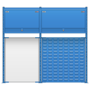 LISTA Nexus Workstation System, 48" H x 54" W (NXC/SM/RM4828-60)