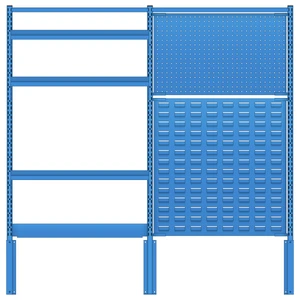 LISTA Nexus Workstation System, Align® Extended Rear Mount, 48" H x 60" W (X-NXC/RMX4801-60)