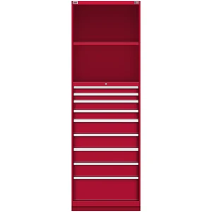 LISTA Tall Combination Cabinet, 9 Drawer, 28.2" W 28.5" D 86.6" H (TC02-2050SC-03)