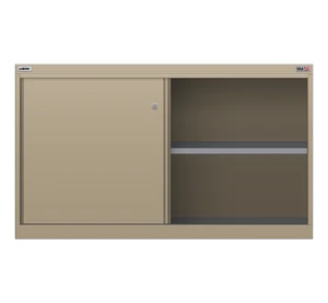 LISTA Shelf Cabinet, 2 Shelf, w/ Sliding Doors, 47.0" W 28.5" D 27.6" H (MWSD600)