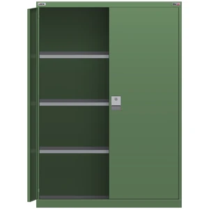 LISTA Shelf Cabinet, 4 Shelf, w/ Hinged Doors, 40.3" W 28.5" D 57.1" H (HWHD1350)