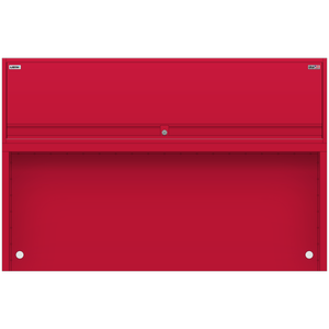 LISTA Overhead Cabinet Bay, 60" W x 22" Clearance, 60" W x 16" H Cabinet, Retractable Door (X-SRO2/1601-6022RD)