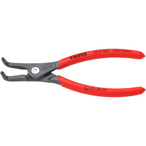 KNIPEX Precision Circlip Pliers, External 19–60 mm, 90° Angled (49 21 A21)