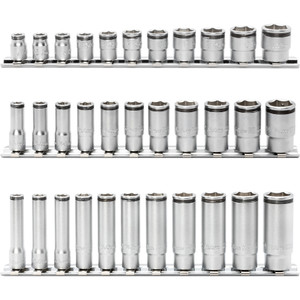 Ko-ken 1/4" Socket Master Set, 6-Point Nut Grip®, 33 pcs (KB-RS250M/3)