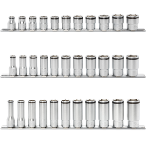 Ko-ken 3/8" Socket Master Set, 6-Point Nut Grip®, 33 pcs (KB-RS350M/3)