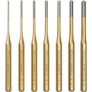 Rennsteig Roll Pin Punch Set, SAE, 7 pcs (9R 455 007)