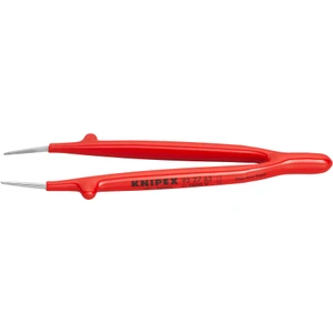 KNIPEX Precision Tweezers, Stainless Steel, Insulated, Pointed Tip, Serrated, 6" (92 27 62)