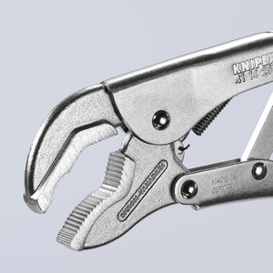 KNIPEX Locking Pliers, Double Prism Jaws, 10" (41 14 250)