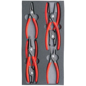 KNIPEX Precision Circlip Pliers Set, 6 pcs w/ Foam Tray (00 20 01 V02)