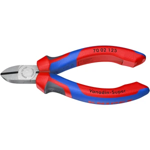 KNIPEX Diagonal Cutters, Comfort-Grip, 5" (70 02 125)