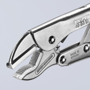 KNIPEX Locking Pliers, Universal, 7-1/4" (40 04 180)