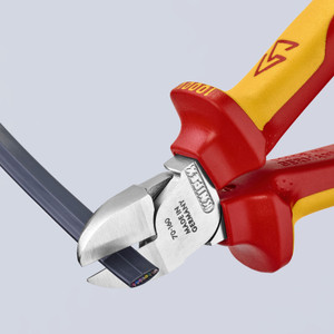 KNIPEX Diagonal Cutters, VDE Insulated, 6-1/4" (70 26 160)