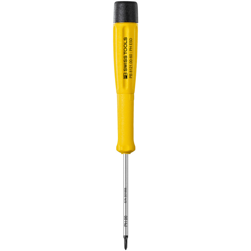 PB Swiss ESD Precision Screwdrivers, Phillips (PB 8121 ESD)