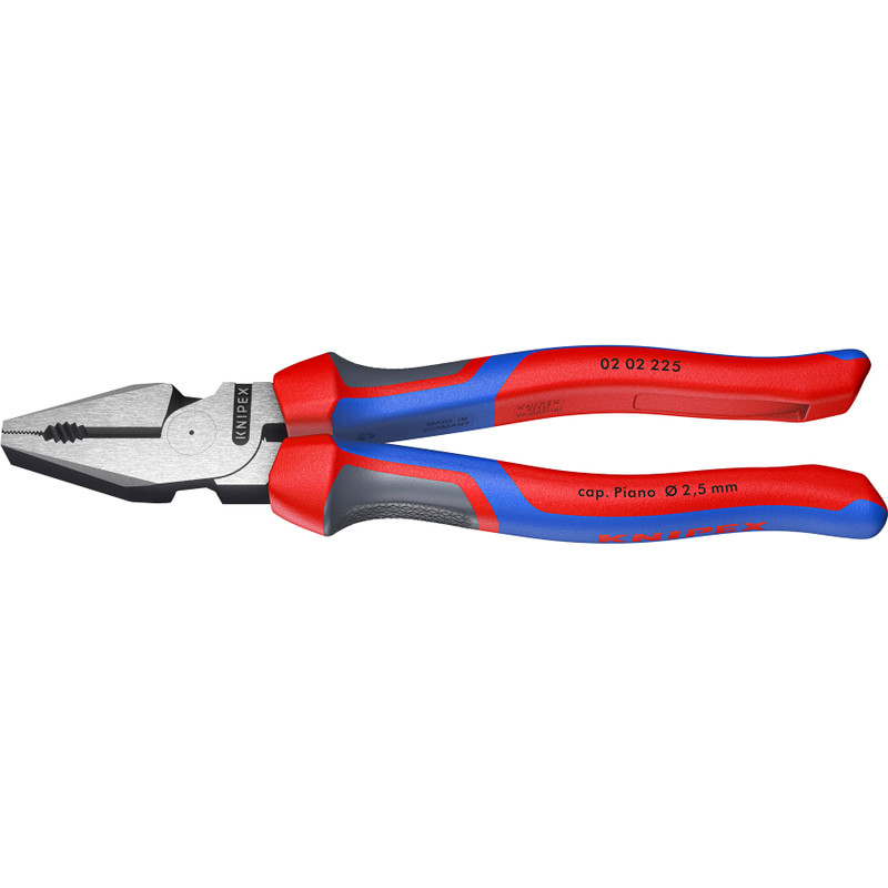 KNIPEX High-Leverage Combination Pliers, Comfort-Grip, 9" (02 02 225)