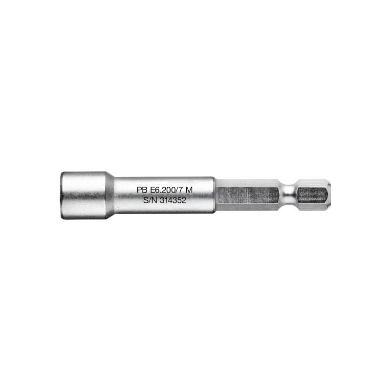 PB Swiss 1/4" Bits, E6, Nut Driver, Magnetic (PB E6.200 M)