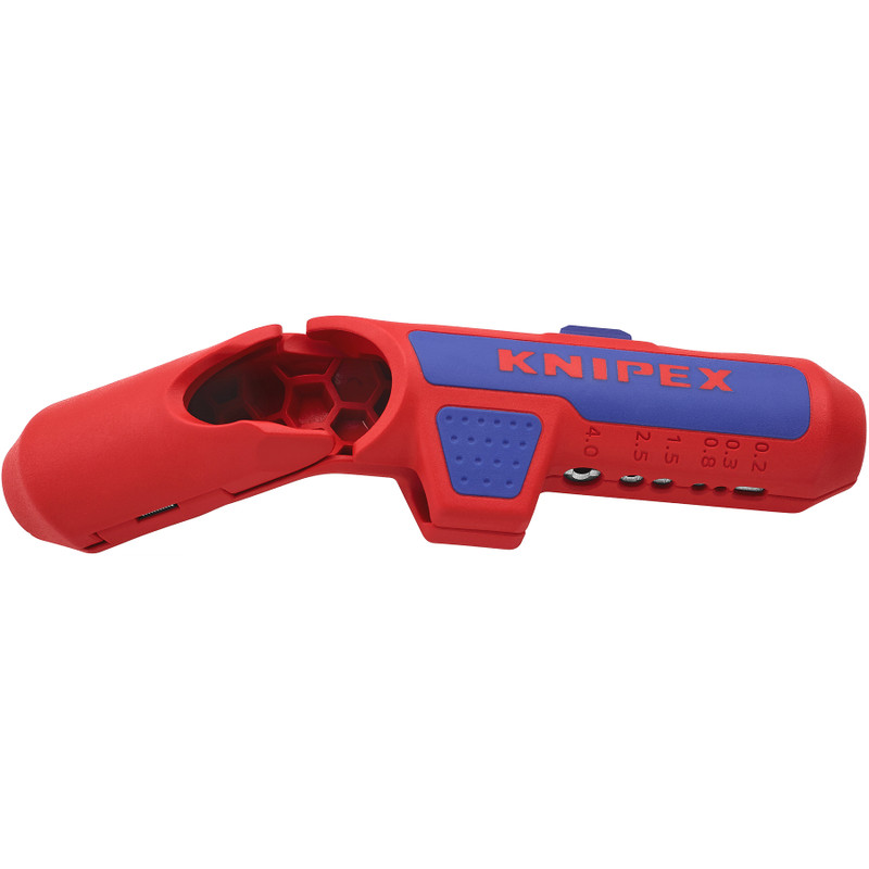 KNIPEX ErgoStrip® Cable Stripping Tool, Left-Handed (16 95 02 SB)