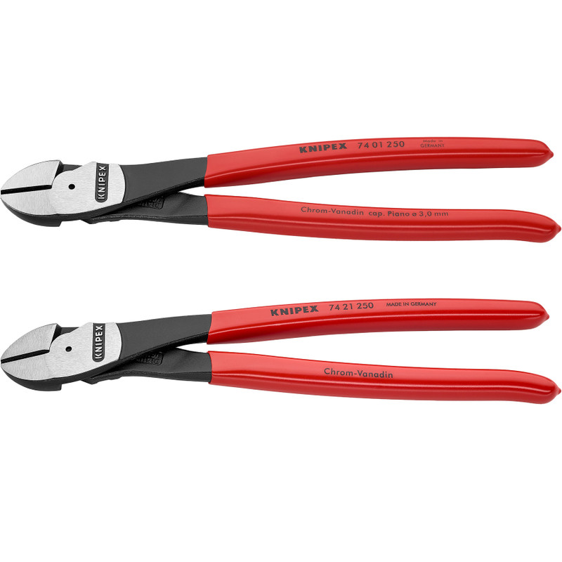 KNIPEX High-Leverage Diagonal Cutters Set, 2 pcs (9K 00 80 129 US)