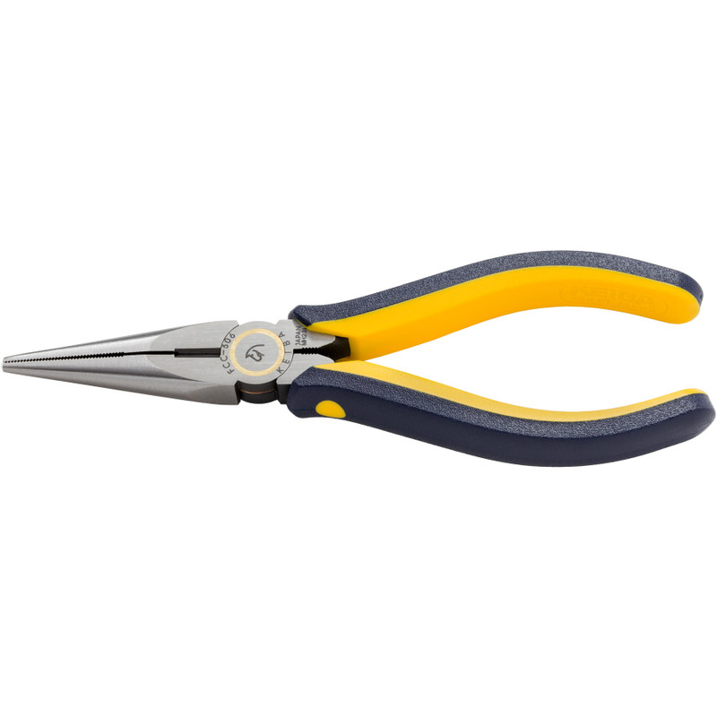 KEIBA High-Grade Long Nose Pliers, Multi-Component, 6" (FCC-306)