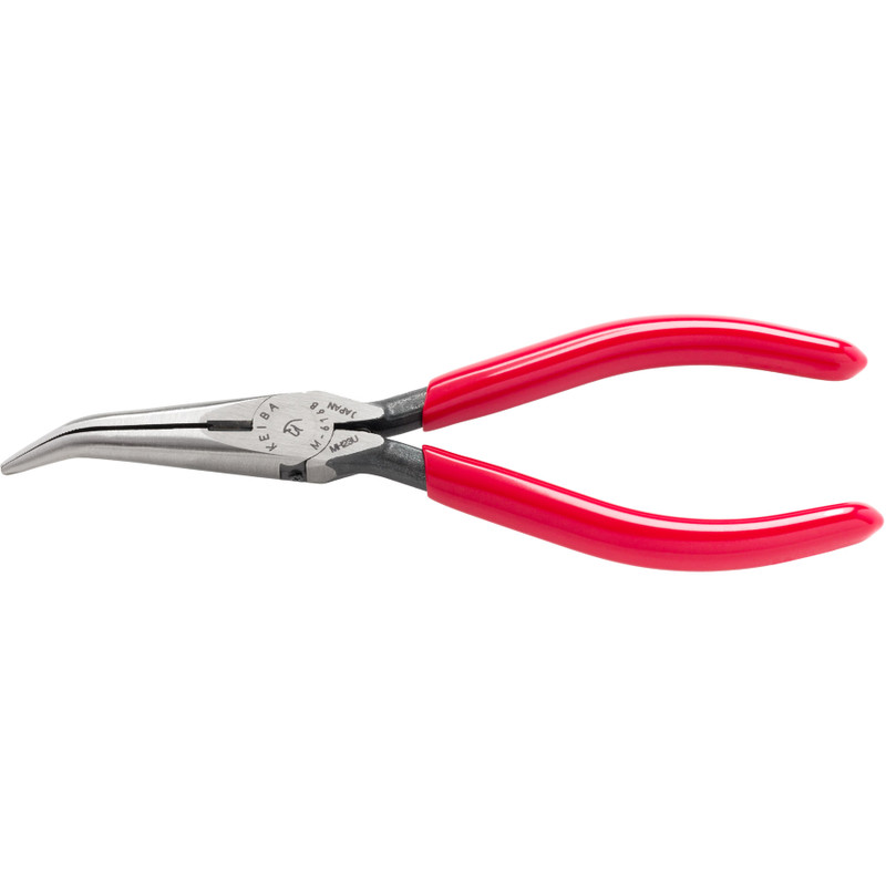 KEIBA Electronics Needle Nose Pliers, 40° Bend, 6" (M-616B)