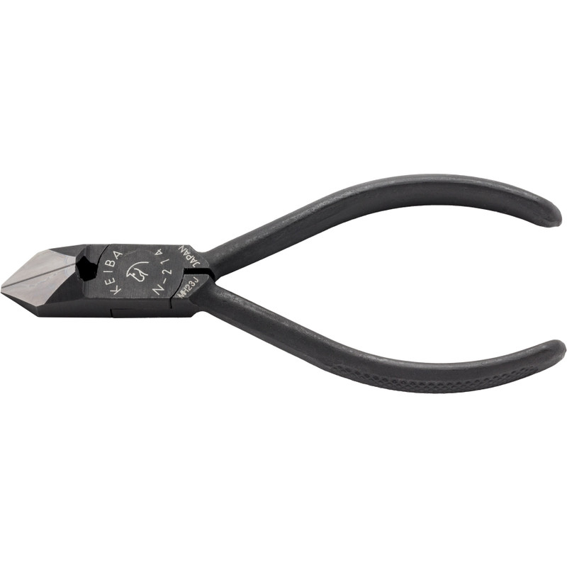 KEIBA Oblique Cutters, Knurled, 4" (N-214R)