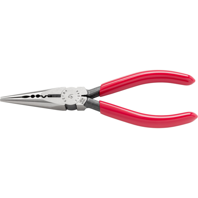 KEIBA Long Nose Pliers, Electrician’s, 6" (T-346)
