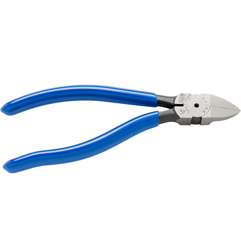 KEIBA ErgoniPPer Diagonal Cutters, for Plastic, Left-Handed, 6" (PL-746L)