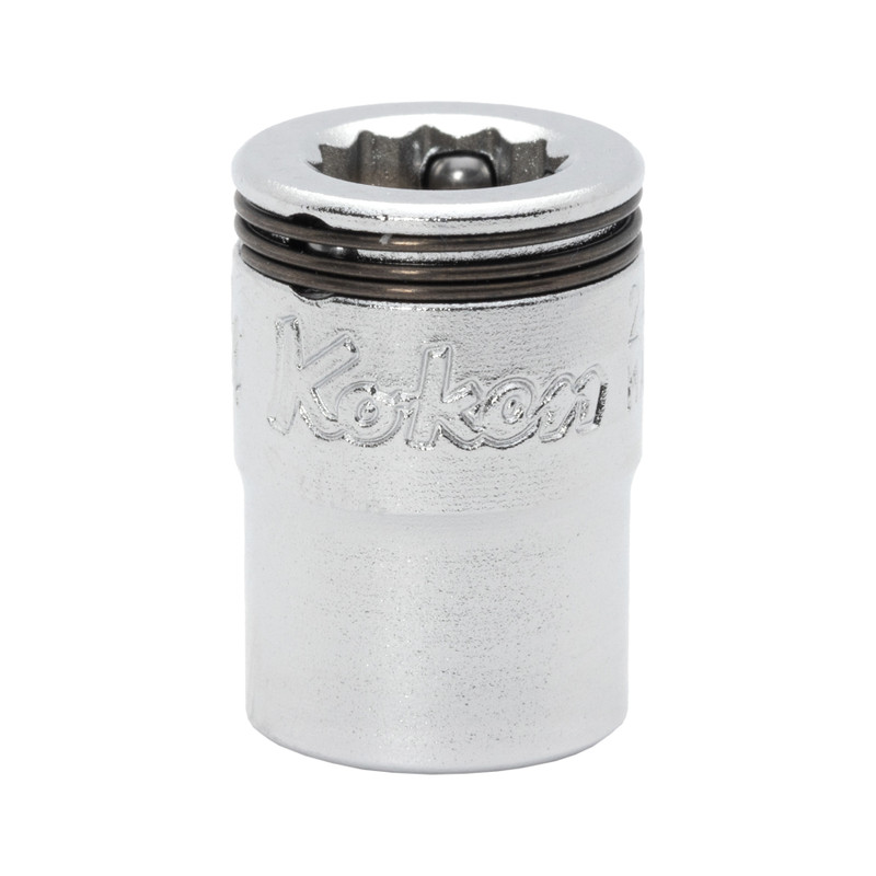 Ko-ken 1/4" Socket, 12-Point SAE, Nut Grip (2455AS)
