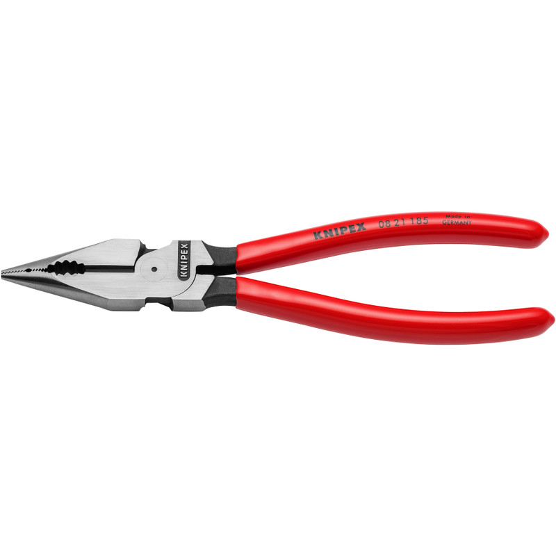 KNIPEX Needle Nose Combination Pliers, 7-1/4" (08 21 185)