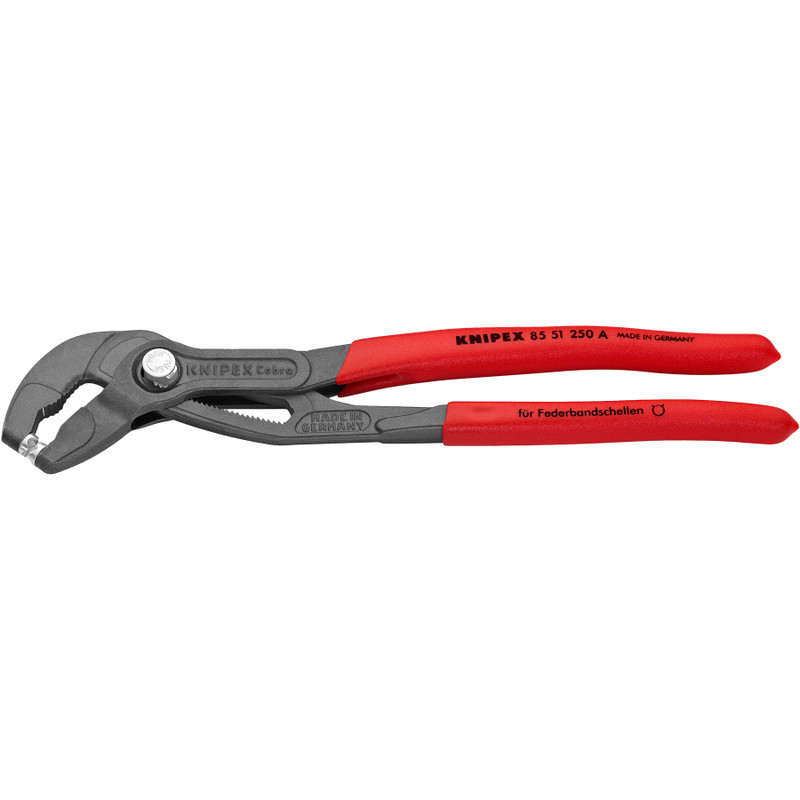 KNIPEX Hose Clamp Pliers, for Spring Clamps, 10" (85 51 250 A)