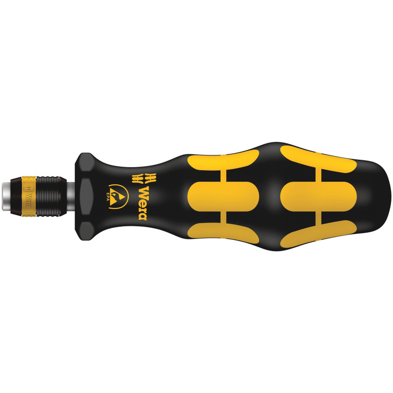 Wera Kraftform Kompakt ESD Bit Screwdriver, Rapidaptor (816 R ESD)