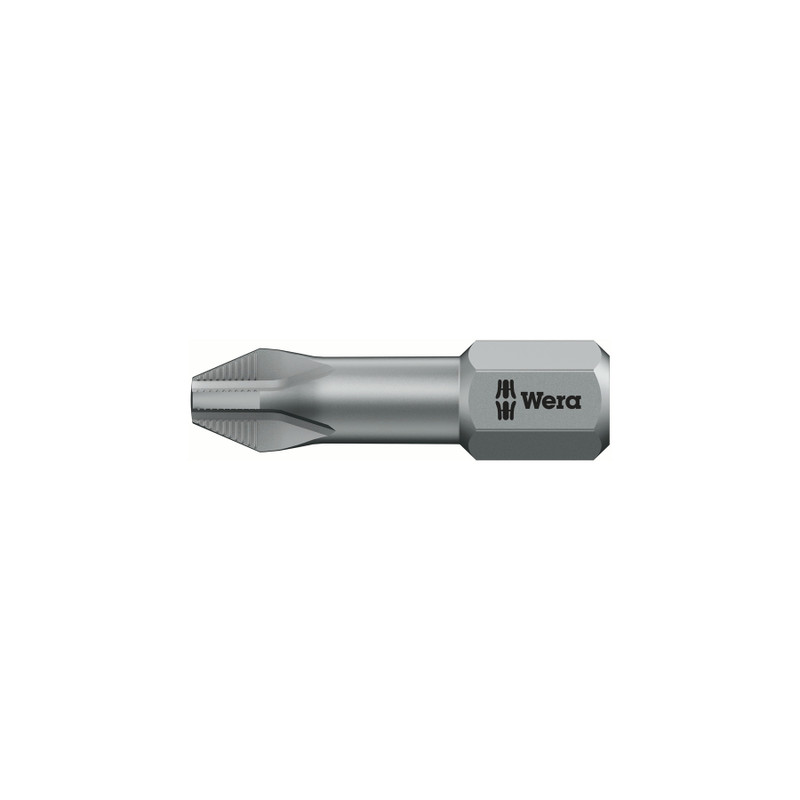 Wera 1/4" Bit, C6, Torsion, Phillips ACR®, PH 2 (853/1 TZ ACR PH 2)