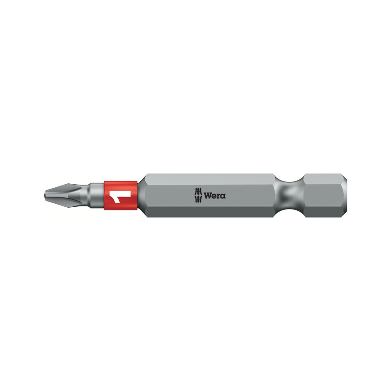 Wera 1/4" Bits, E6, BiTorsion, Phillips, 50 mm Long (851/4 BTZ 50)