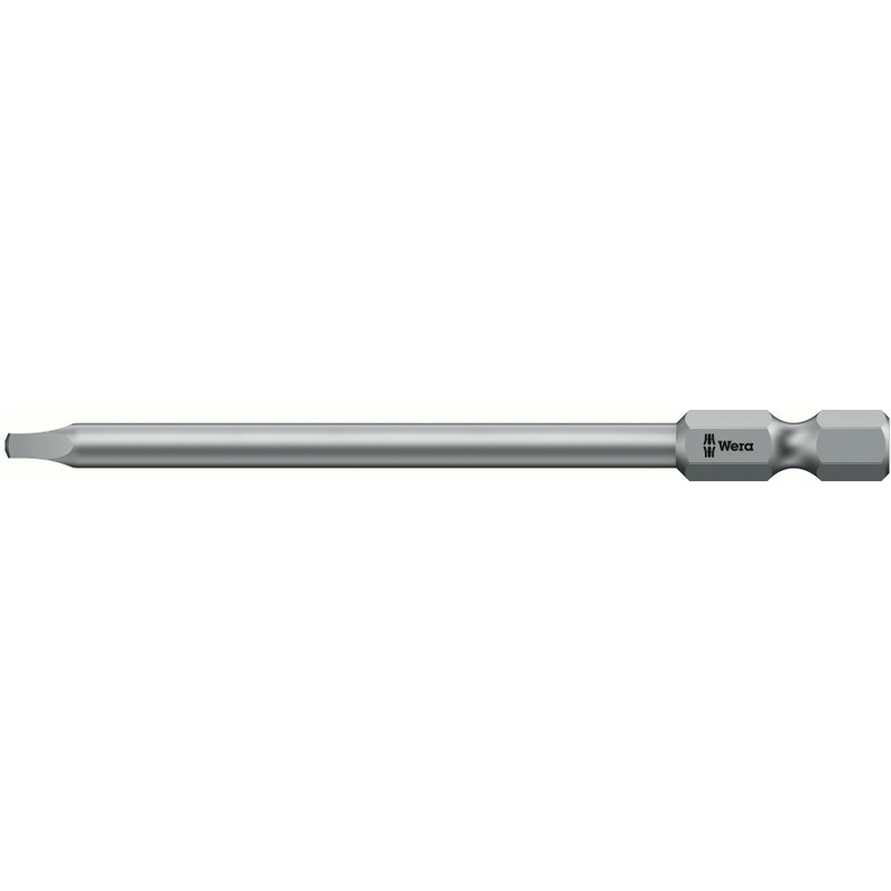 Wera 1/4" Bits, E6, Robertson Square, 89 mm Long (868/4 Z 89)