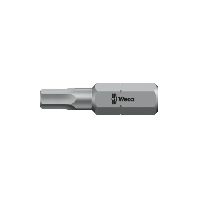 Wera 1/4" Bits, C6, Hex SAE (840/1 Z SAE)