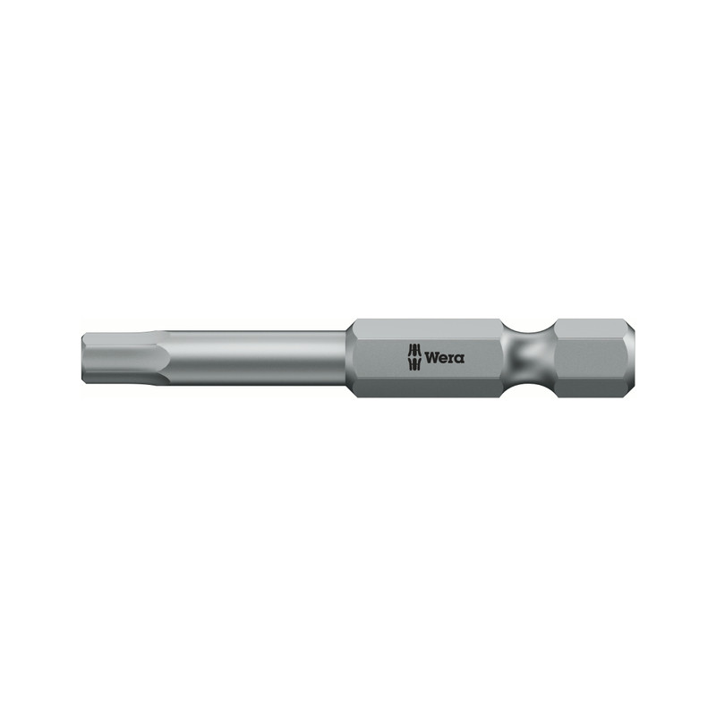 Wera 1/4" Bits, E6, Hex, 50 mm Long (840/4 Z 50)
