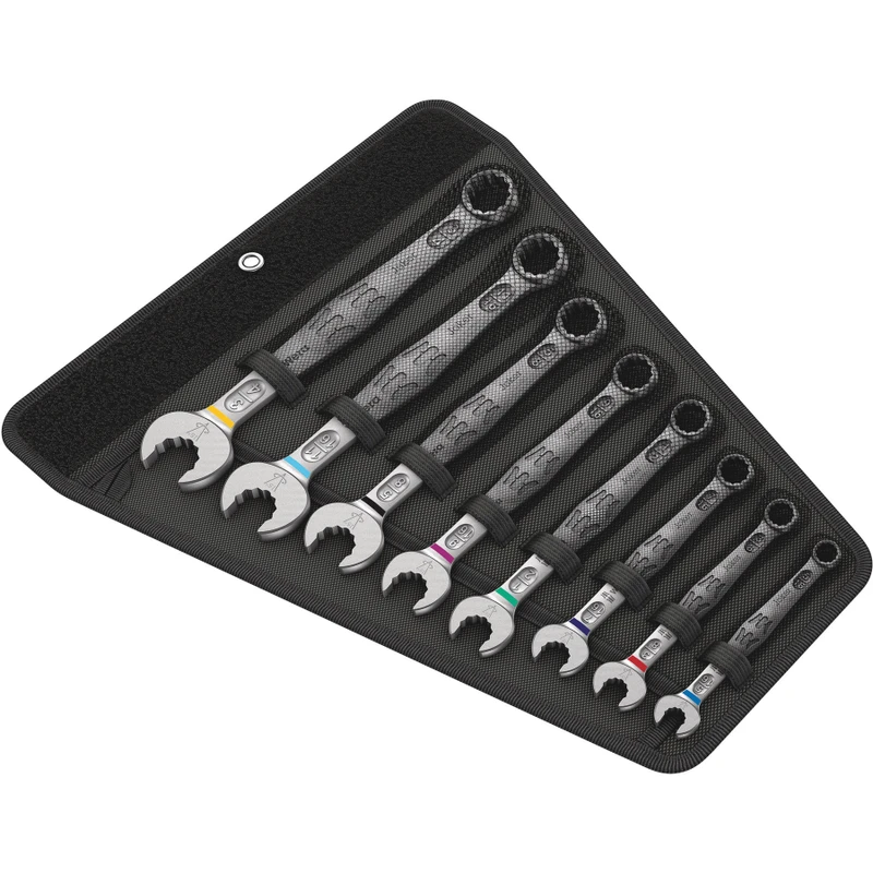 Wera Joker Combination Wrench Set, SAE, 8 pcs w/ Storage Case (6003 Joker 8 Set Imperial 1)