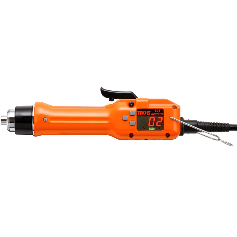 HIOS BLG Electric Screwdriver, BC1 w/ Built-in Screw Counter, 0.1-0.55 Nm / 0.9-4.9 lb·in (BLG-4000XBC1)