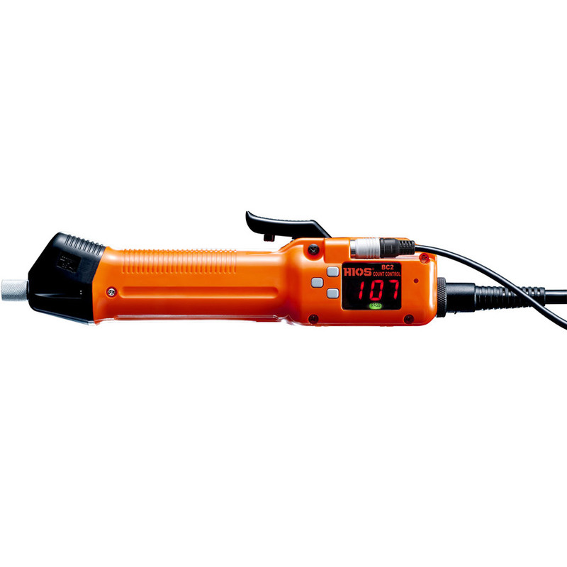 HIOS BLG Electric Screwdriver, BC2 w/ Built-in Screw/Pulse Counter & I/0 Port, 0.2-1.2 Nm / 1.8-10.6 lb·in (BLG-5000XBC2)