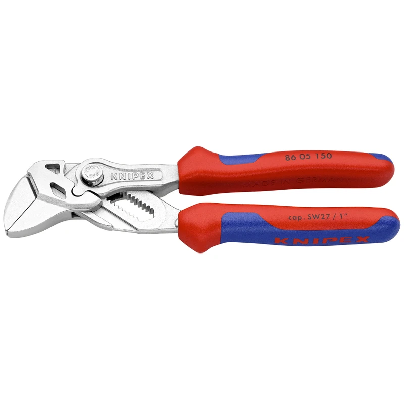 KNIPEX Pliers Wrench, Multi-Component, Chrome, 6" (86 05 150)