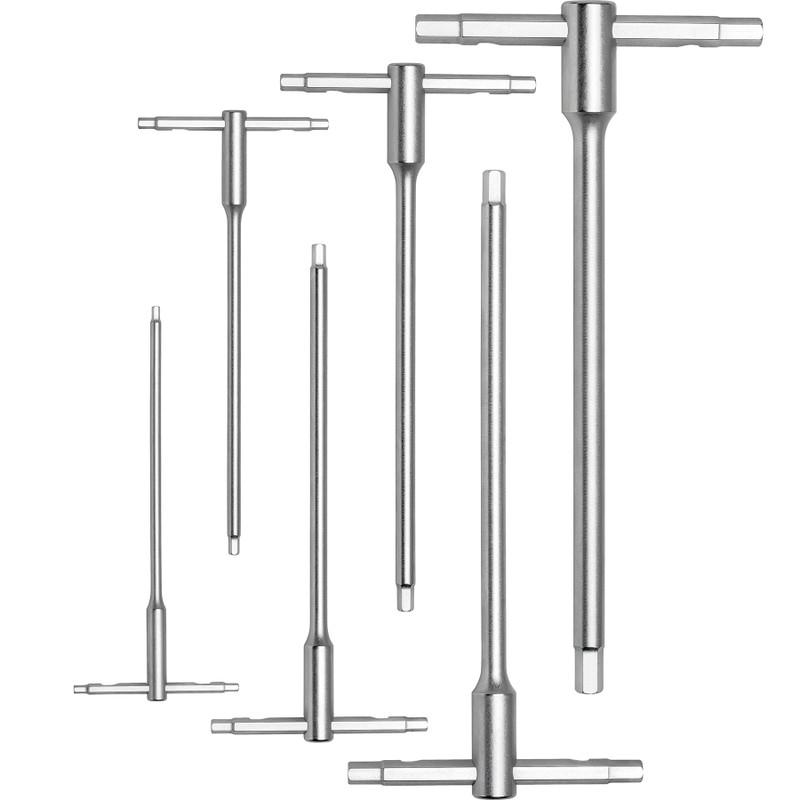 PB Swiss Sliding T-Handle Driver Set, Hex, 3-10 mm (PB 1204.SET 10)