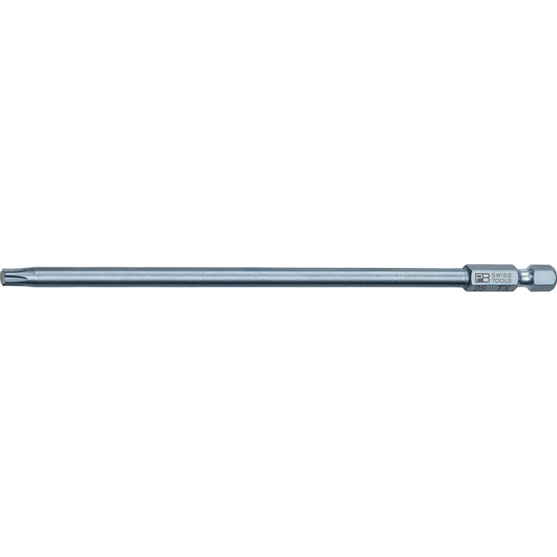 PB Swiss 1/4" Bits, E6, Torx®, 150 mm Long, (PB E6L.400-150)