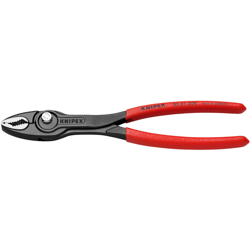 KNIPEX TwinGrip Slip Joint Pliers, 8" (82 01 200)
