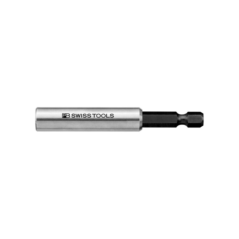 PB Swiss 1/4" Bit Holder, Magnetic w/ Retaining Ring, 75 mm (PB 450.M)